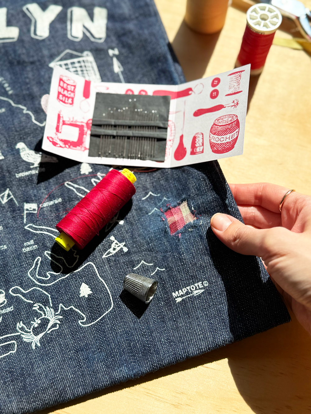 DIY:  How To Patch Your Tote!