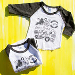 Texas Pins & Patches Baby Baseball Tee