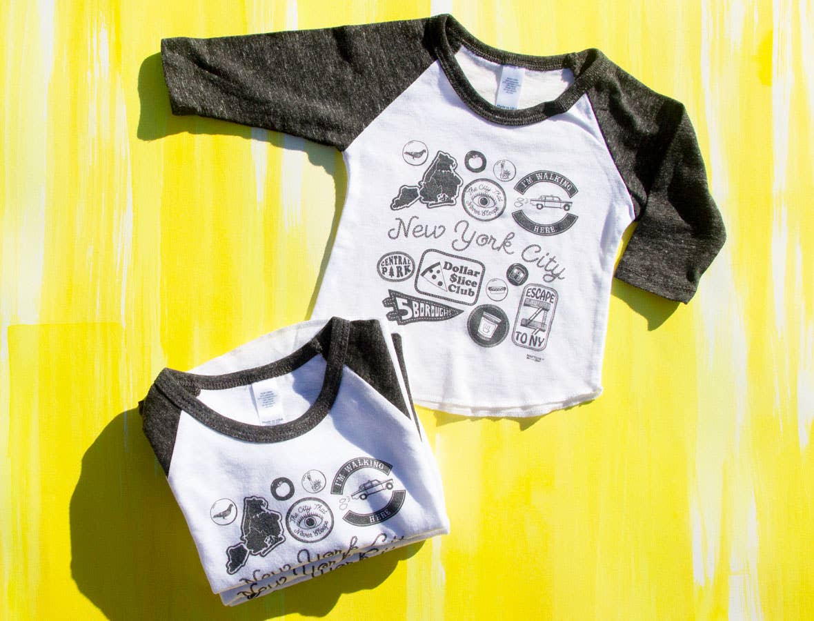 Texas Pins & Patches Baby Baseball Tee