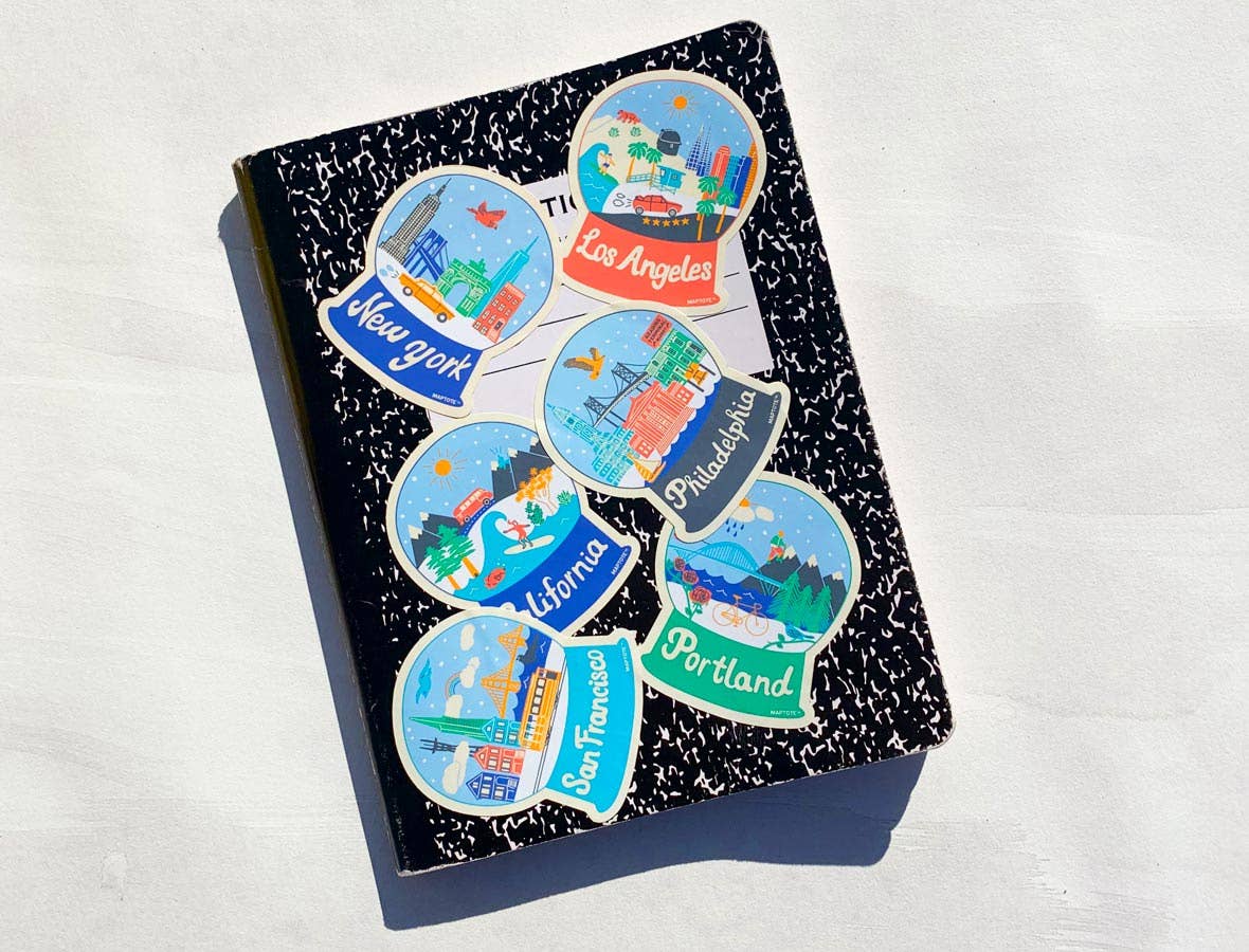 Boston Snowglobe Sticker