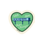 Chicago With Love 'L' Train Sticker