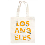 Los Angeles Font Grocery Tote