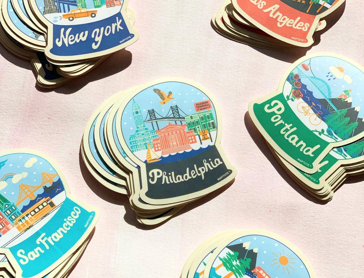 Los Angeles Snowglobe Sticker