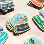 Los Angeles Snowglobe Sticker