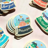 Los Angeles Snowglobe Sticker