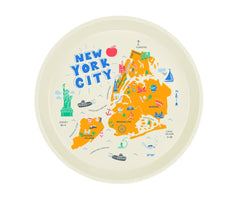 New York City Round Tray