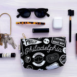 Portland Pins & Patches Zipped Pouch