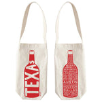 Texas Single Wine Totes